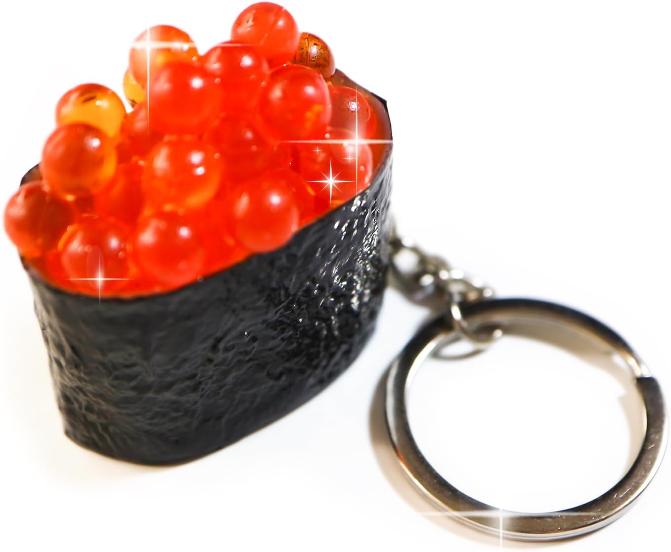 Food Sample Key Holder, Sushi, Sushi, Present, Souvenir, Key, Bag, Interior Goods, Fake Food, Glitter Puffy Round