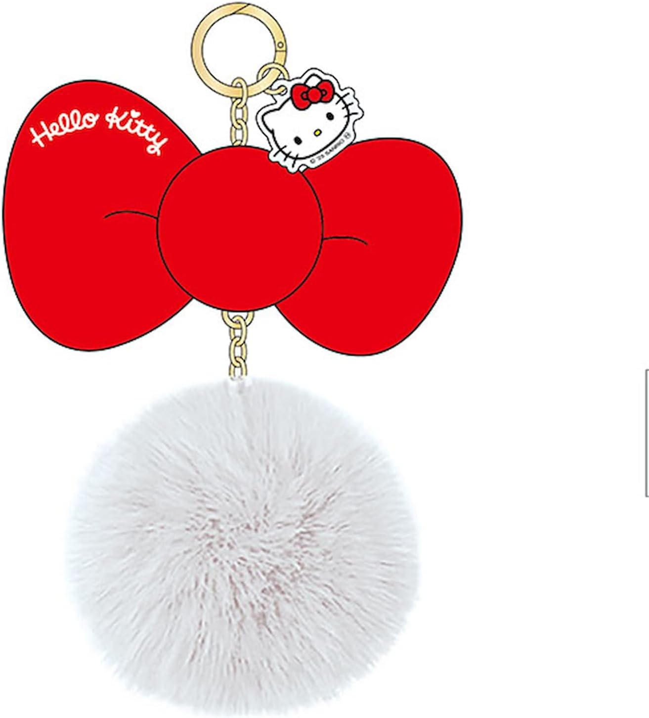 K Company Sanrio Characters Hello Kitty Ribbon Fur Charm SAC-RC-KT