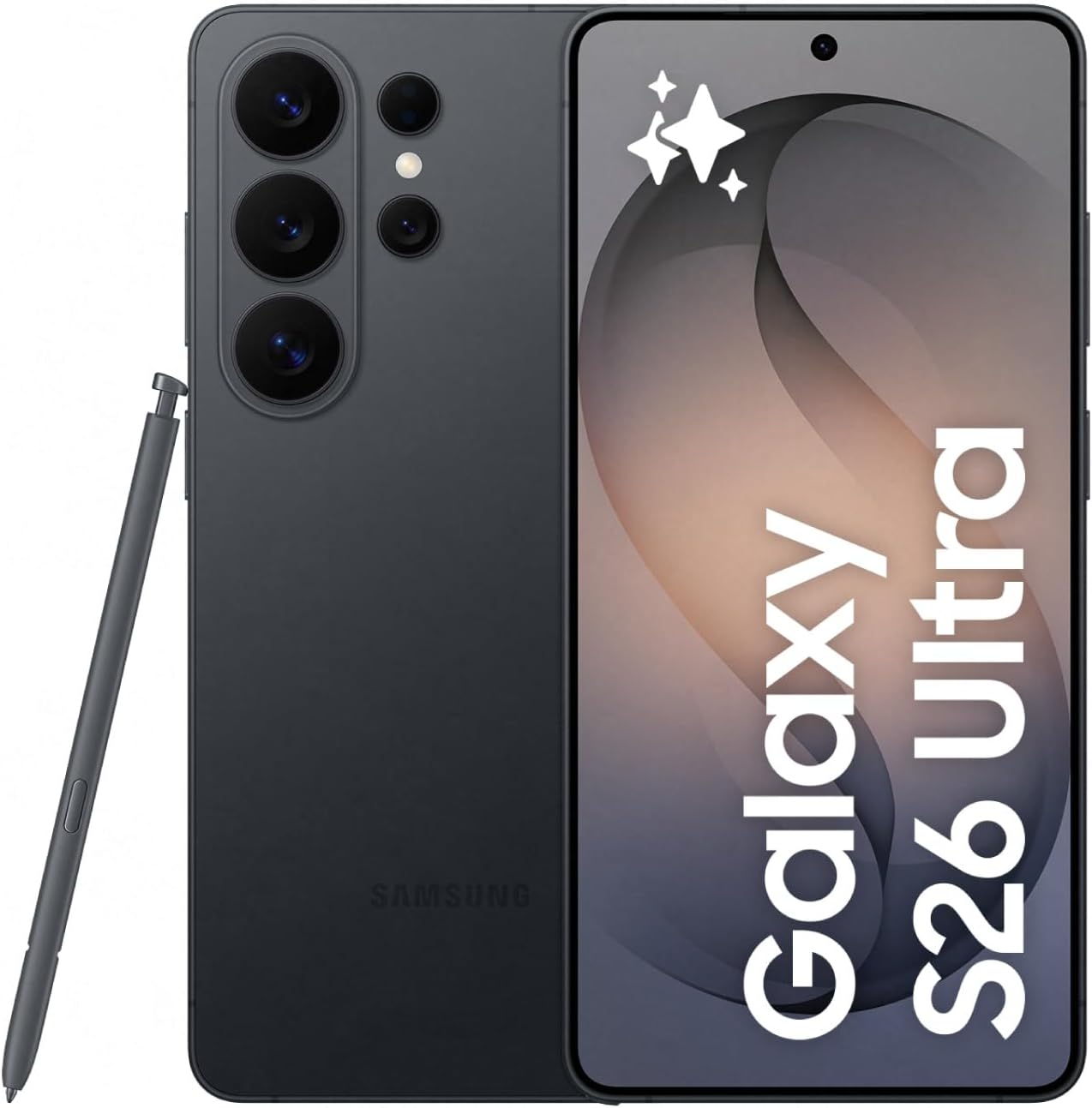 Samsung Galaxy S26 Ultra 1TB Black, Galaxy AI Compatible, SIM Free Smartphone, Mobile Phone, FeliCA Compatible, Genuine Samsung, 6.9 Inch, Lightweight Approx. 7.4 oz (214 g), IP68 Waterproof and Dustproof, QHD+, Battery 5,000 mAh, SM-S948QZKFSJP