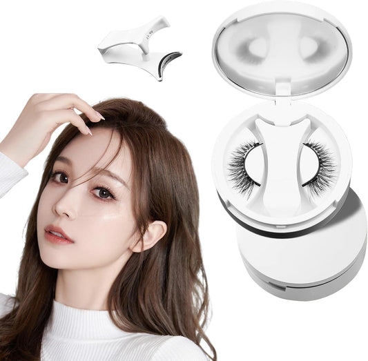 Cloudomi 2025 Improved Model, 3D, Integrated Magnetic False Eyelashes, Natural Eyelashes, For Thin Makeup, Magnetic Eyelashes, No Adhesives, Ultra Lightweight, Waterproof, Sweatproof, Reusable