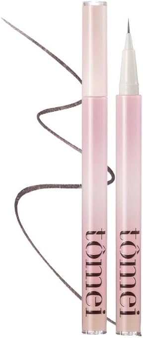 Official tomei Lower Eyelash Lier Liner & Lower Eyelash Bifurcation Liner Extra Thin Liner Lower Eyelash Liner Chaiborg Chinese Makeup (Bottom Eyelash Liner TT04 False Brown)