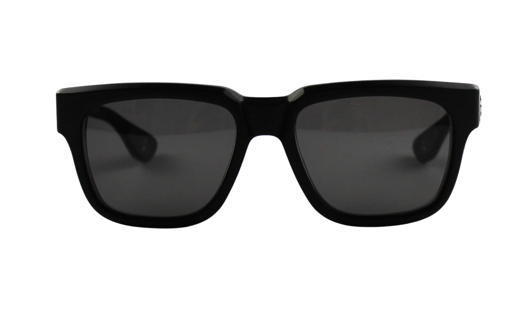 CHROME HEARTS 'MATTE BLACK' BOX OFFICER SUNGLASSES