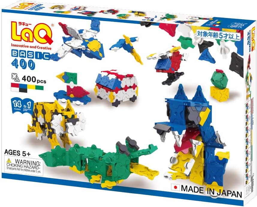 Yoshiritsu LaQ Educational Toy Building Block Basic 400/First Set (400pcs) L007940