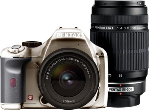 PENTAX デジタル一眼レフカメラ K-x ダブルズームキット シルバー/グレー 098