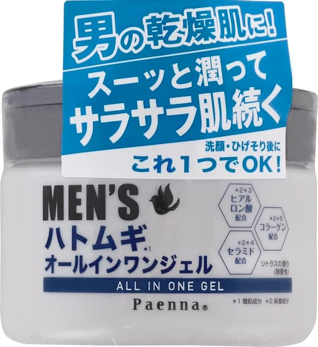 addgood Paenna Men's Hatomugi All Ewan Gel 6.3 oz (180 g)