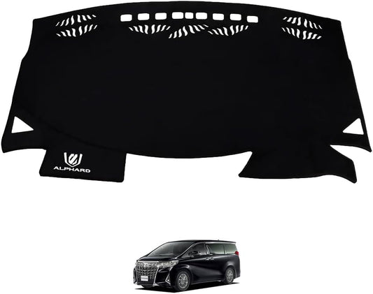 Toyota Alphard 30 Series Dedicated Dashboard Mat, Sun Prevention, Anti-Aging Protective Mat, HUD Mounting, Polyester Material, Anti-Slip, Logo Included, Accessories, Interior, Custom Parts