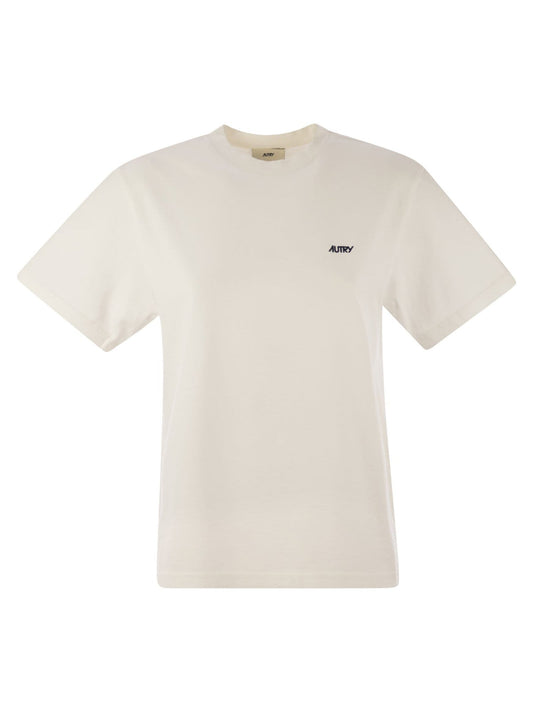 胸にロゴが付いたAutryTシャツ - Image 1
