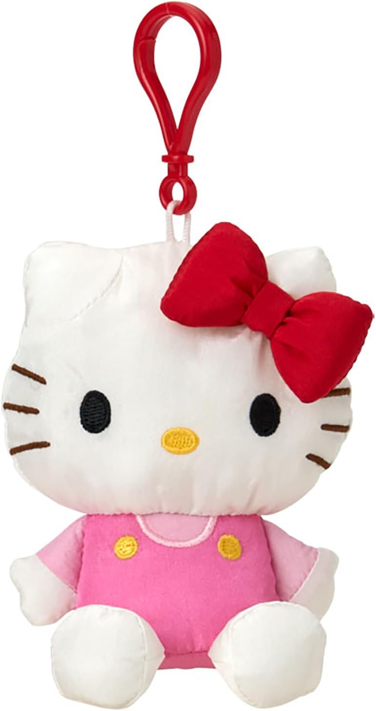 Sanrio 320421 Hello Kitty Mascot Holder, Nylon, Polyester, ABS Resin, For Ages 6 and Up, Strap