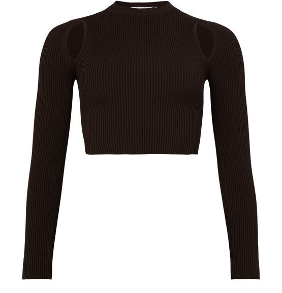 MAX MARA Ala カットアウト リブ編み トップス - Image 1