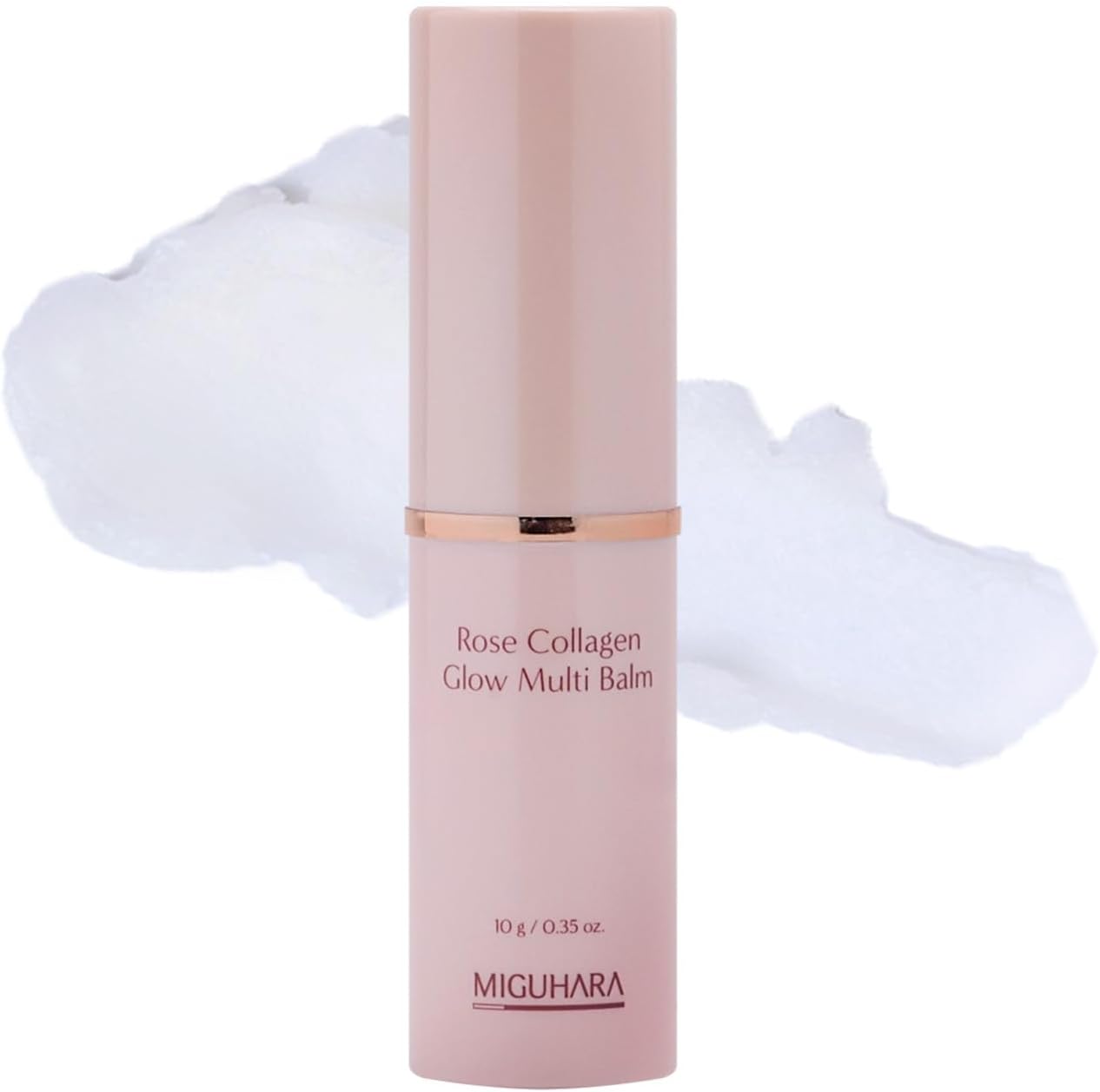 MIGUHARA Rose Collagen Glow Multi-Balm | Korean Skincare All-in-One Moisturizing Multivalm Stick (10g/0.35oz)
