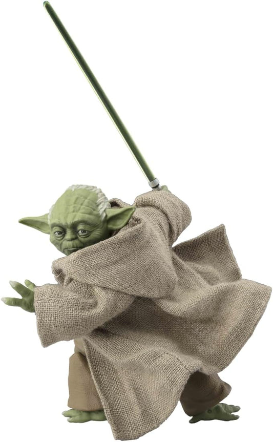BANDAI SPIRITS S.H. Figuarts Star Wars Episode 3: Revenge of the Sith, Yoda Classic Ver., Approx. 2.8 inches (70 mm), PVC, ABS & Fabric, Pre-painted Action Figure