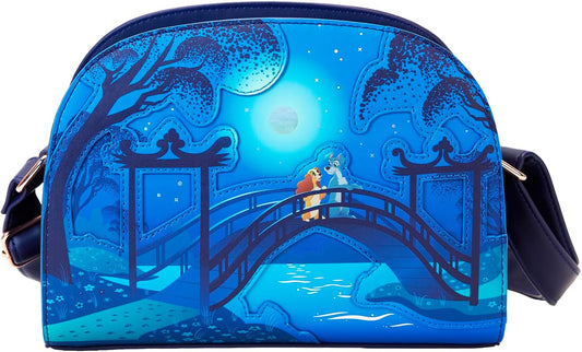 Loungefly Disney Lady and The Tramp 70th Birthday Shoulder Bag
