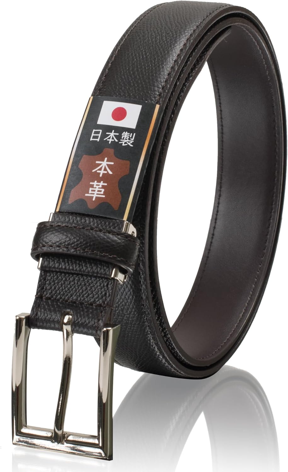 Himeji Smooth Leather, Genuine Leather, Cowhide Leather, Men's, Made in Japan, Suit, Jeans, Business, Casual, One Size Fits Most, Brand, Stylish, Japanese Artisans