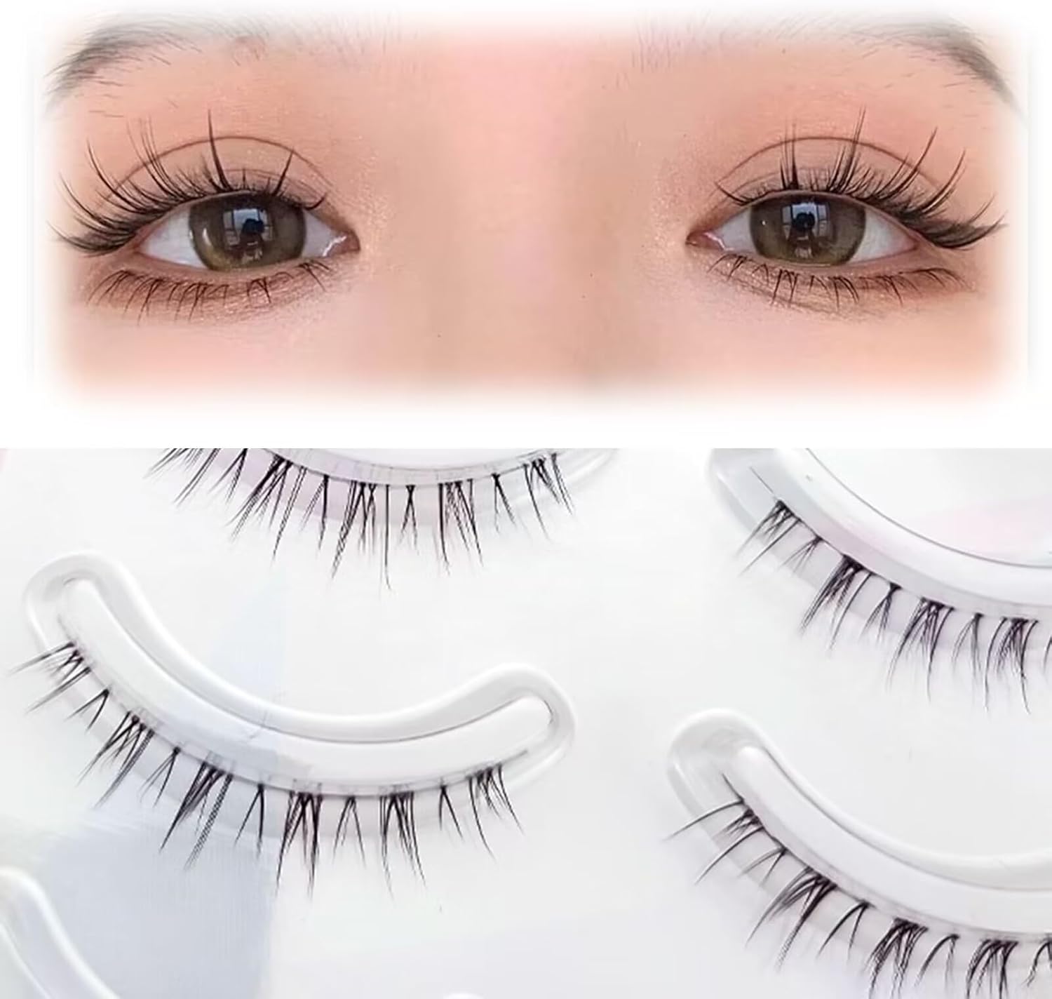 False Eyelashes, 3D False Eyelashes, Cute, Natural False Eyelashes, Transparent, Popular, Handmade False Eyelashes, Comfortable, Reusable Eyelashes, Long Lasting, Lifestyle Makeup