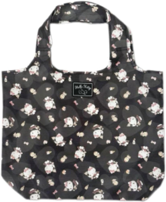 Hatayama Shoji Sanrio Folding Eco Bag, Dark Girly