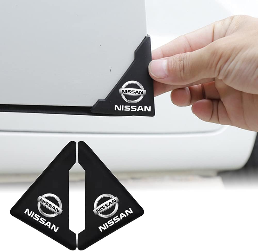 Car Door Guard, Nissan Dedicated Door Corner Protector, Corner Guard, Sticker, Car Door Protection, Car Scratch Protection, Dirt Prevention, Easy to Put on and Take Off, Set of 2