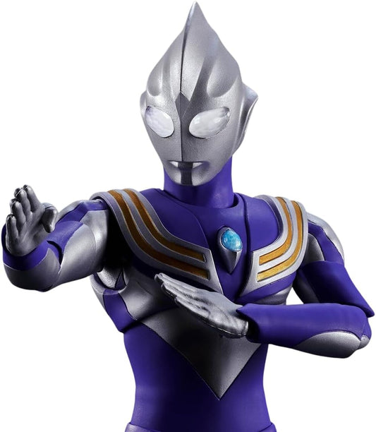 S.H. Figuarts Ultraman Tiga, Sky Type, Approx. 5.9 inches (150 mm), ABS & PVC Pre-Painted Figure