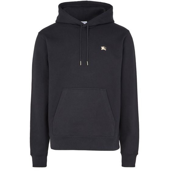 BURBERRY Cotton hoodie with EKD crest - Image 1