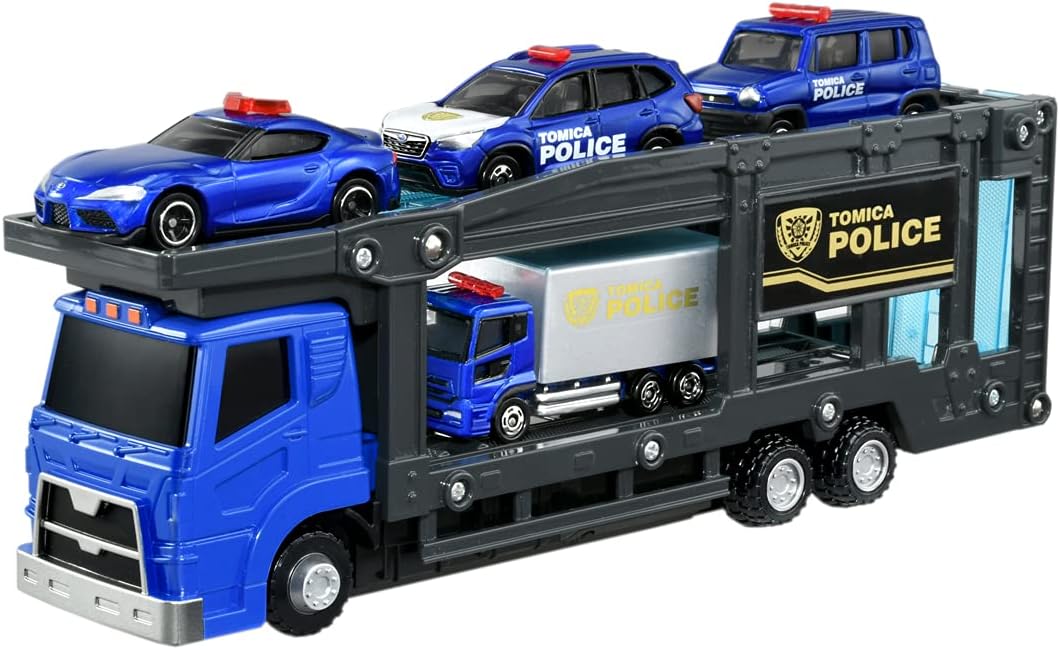 Takara Tomy Tomica World Police Carrier Car Set