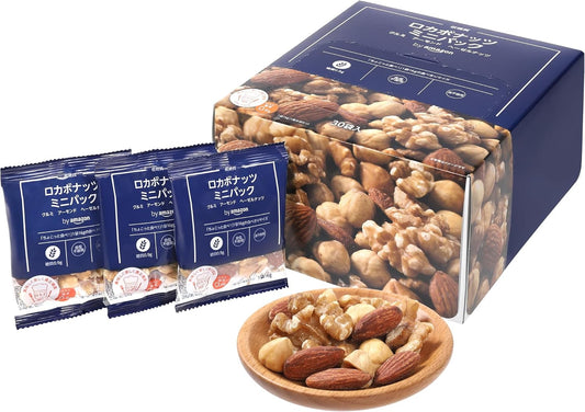 by Low-carb Nuts, Mini Pack, 30 Servings, 0.6 oz (16 g) x 30 Packs, Individual Packaging (Delta International)