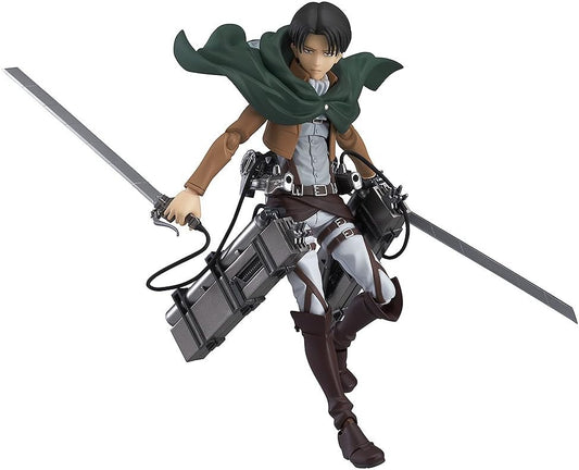 figma Attack on Titan Levi 200304 Non-Scale ABS & PVC Pre-Painted Action Figure for Resale
