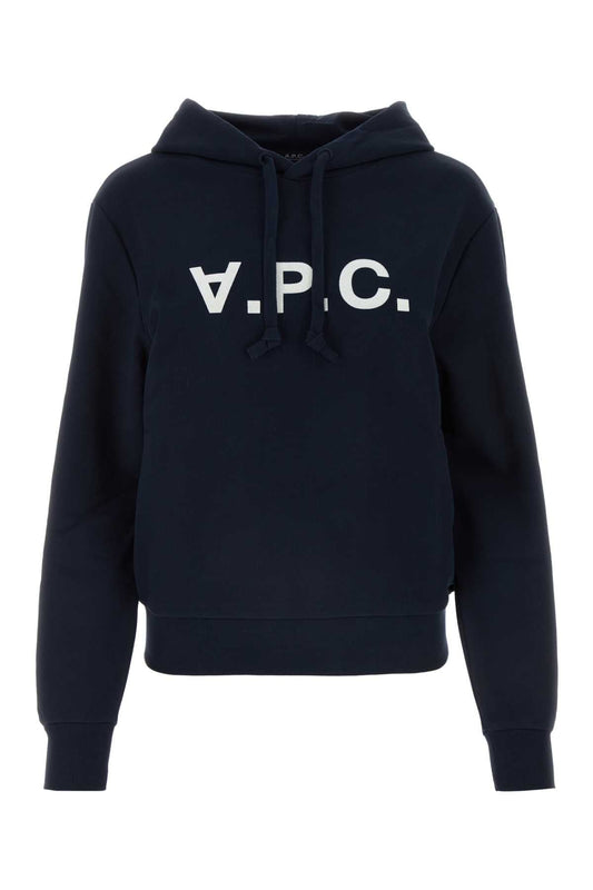 A.p.c. A.P.C.ミッドナイトブルーコットンスウェットシャツ - Image 1