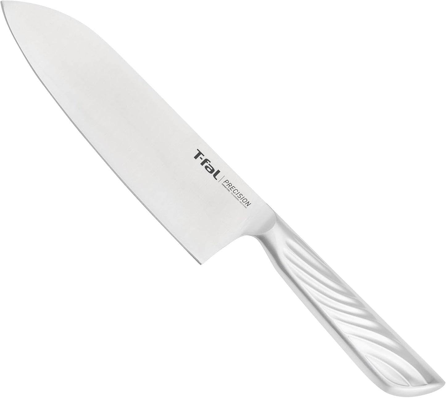 T-fal Santoku Knife 16.5cm All Stainless Dishwasher Safe "Precision Santoku Knife" 10-Year Warranty K27711