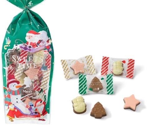 Christmas Gift Candy Christmas Star Chocolate 2.3 oz (63 g) [Merry Chocolate] 1 Bag