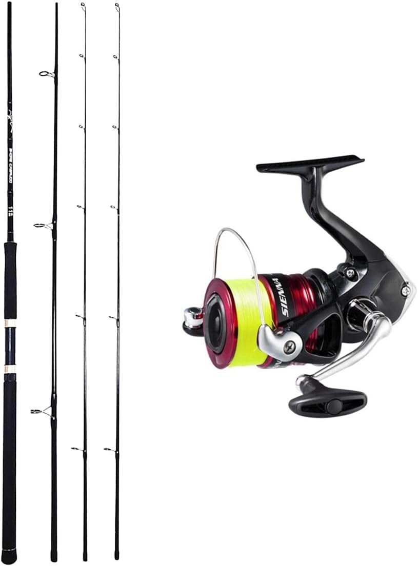 Orurdo qb300112 Fishing Tackle Rod Shore Castled 3 Piece ML MH Set Salt Sea Bass Shore Jigging Shore Casting Compatible Models