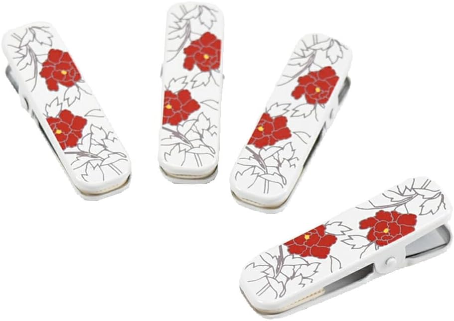 Nagomiya Kimono Clip, Small Set, Made in Japan, Kimono Clips, 4 Small, Dressing Accessories, Kimono Collar Closure, Collar Closure, Obi Knot, Temporary Fastening, Women's