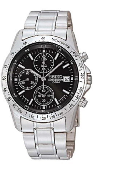[SEIKO] Chronograph 1/20 High Speed Center Measurement Model Watch SND367P Mens Overseas Model Reimported product Watch Buckle［Parallel imported product］