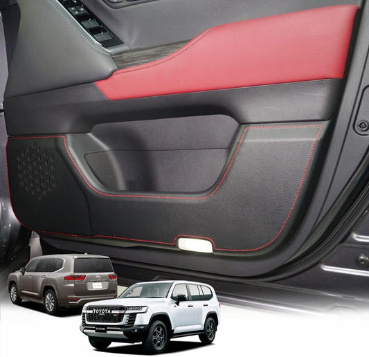[axis-parts] kg-tl300-073 [stitch color selectable] door kick guard 4-piece set Toyota Land Cruiser door kick mat door trim cover scratch prevention cover interior parts [Model: 300 series (year: