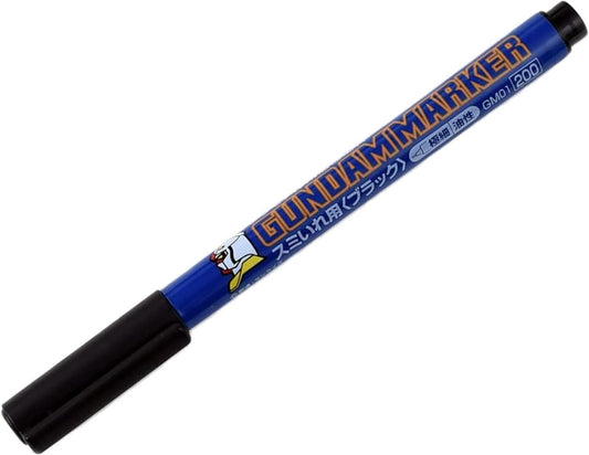 GSI Creos GM01 GSI Creos Gundam Marker for Smith, Black, Extra Fine Type, Model Painting Tools