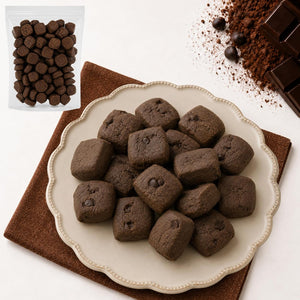 Chocolate Brownie Chocolate, Sweets, Commercial Use, 17.6 oz (500 g), Made in Japan, Includes Zipper Bag