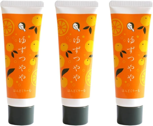 Yojiya Official Yuzuyaya Hannokuriemu (1.1 oz (30 g) x 3 Piece Set, Yuzu Scent, Natural Yuzu Skin Oil, Plant-Derived Natural Moisturizing Ingredients