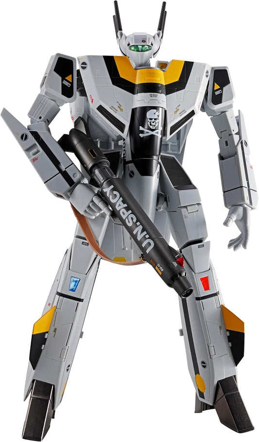 Tamashi Nations DX Chogokin Super Time Fortress Macross VF-1S Valkyrie Roy Foker Special Revival Ver. Approx. 11.0 inches (280 mm), ABS & Die-Cast & PVC Pre-Painted Action Figure