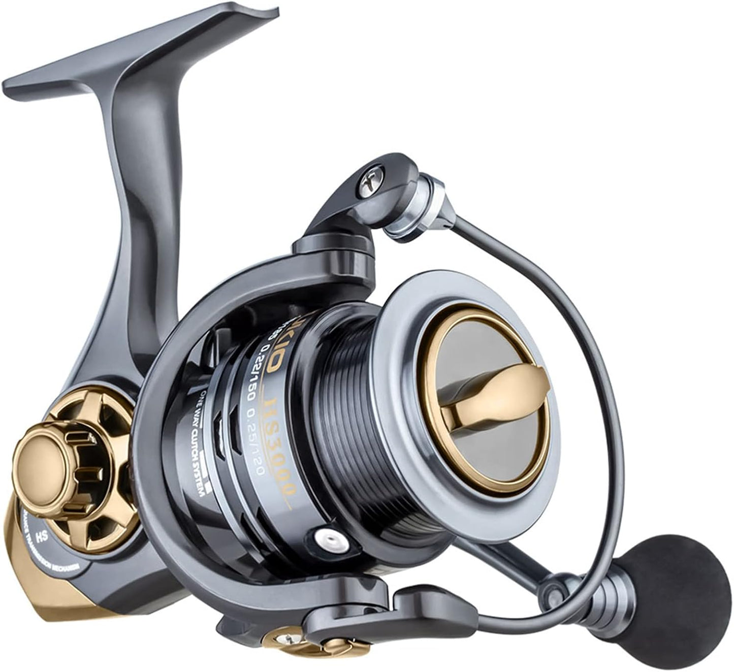 Spinning Reel, 5000/6000 #, 33.1 lbs (15 kg), Drag Force, Suitable for Sabiki, Horse Mackerel, Fisherfish, Large Blue Objects, Fishing Reel, 3+1BB, 5.2:1 Gear Ratio, Reel, Far-Throw Fishing Wheel,