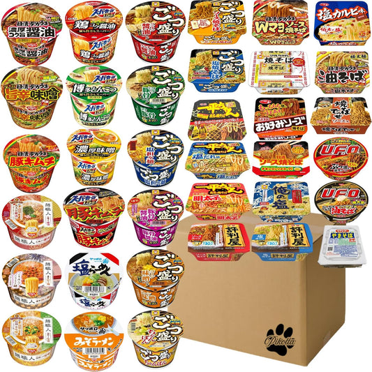 Popular I Want to Eat Both! Indulgent Set Cup Noodles (3 Types x 2) Cup Yakisoba (3 Types x 2) 6 Types 12 Pieces Assorted Eat and Compare Set Emergency Stockpile Ambient Temperature Storage Possible