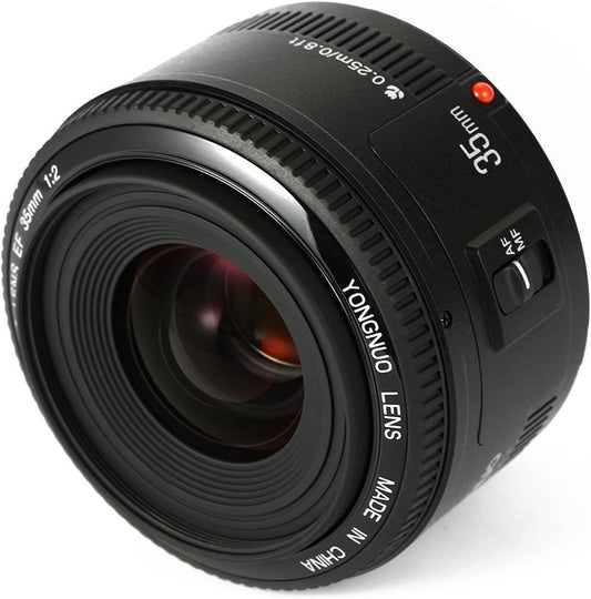 YONGNUO Canon YN35mm F2 Monofocal Lens Canon EF Mount Full Size Wide Angle Standard Lens RP/R5/R/1500D/80D/5DIV/5Dsr/7DII/5DII/5DII/6D/650D/1200D/600D/60D/1100D/400D/500D/450D/450D/450D 0D/350