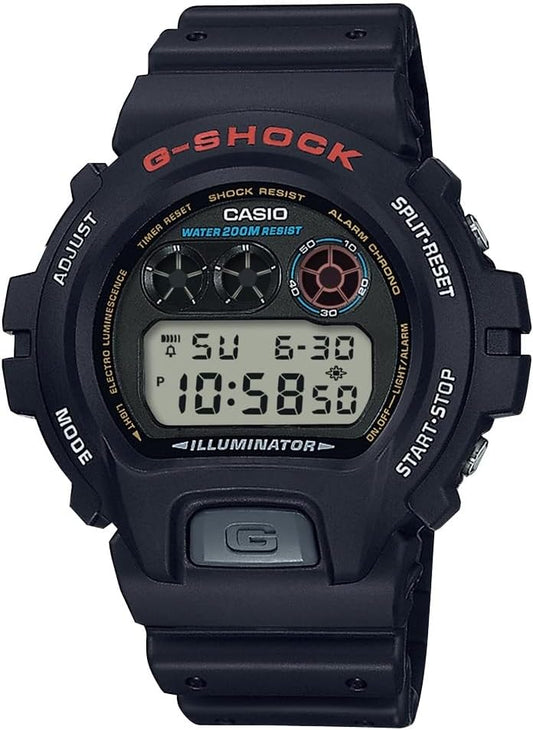 CASIO G-SHOCK 腕時計 海外モデル ELバックライト DW-6900G-1VQ ブラック　並行輸入商品