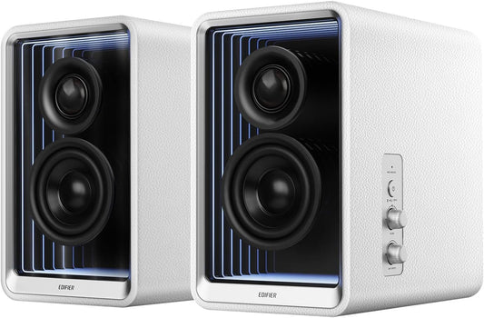"VGP2024 Gold Award" Edifier QR65 Bluetooth 5.3 Abyss Monitor Speaker, Wired/Wireless High Resolution Compatible, LDAC Maximum Output 70W, TurboGaN Charging Function, RGB Light, 3-Way Connection