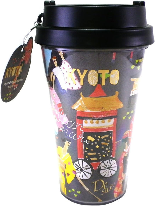Starbucks Staba, Japan Limited, Kyoto Limited Tumbler, Renewal Design, Japanese Style, Senior Festival, Hammer, Kimono, Maiko, Geisha, Onukawa, Kyoto Region Limited, Black Tumbler, My Bottle, 12oz/355ml