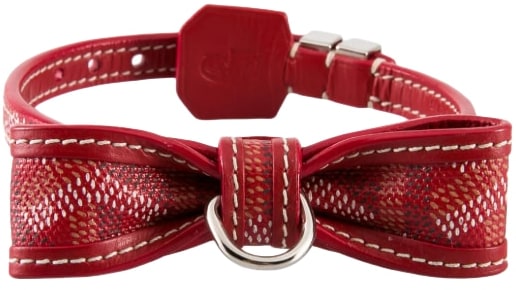 GOYARD 'RED' DOG COLLAR
