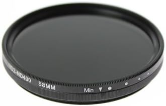 CANON EOS R8 RF24-50 IS STM Lens Kit Compatible Variable ND (ND2-ND400) Filter 58mm