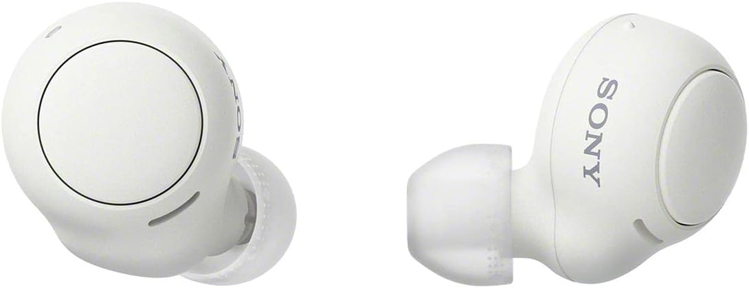 Sony WF-C500 WF-C500 WZ Fully Wireless Earbuds, Lightweight, Small 0.2 oz (5.4 g), High Precision Call Quality, Easy Pairing, IPX4 Splashproof Performance, White