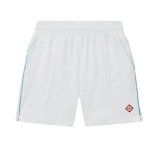 CASABLANCA 'TENNIS STRIPE' TOWELLING SHORTS