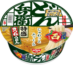 Donbei Tokumori Kitsune Udon (West) Nissin Foods Cup Noodles 130g x 12 Packs