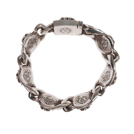 CHROME HEARTS 'CROSS' 6 LINK BRACELET