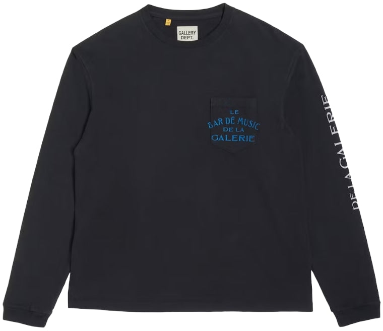 GALLERY DEPT. LE BAR SHOP L/S TEE BLACK