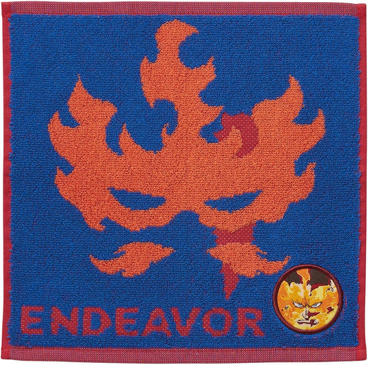 BANDAI Mini Towel My Hero Academia Endeavor Hand Towel 100% Cotton Character Antibacterial Deodorant Present Gift Birthday 4385002400